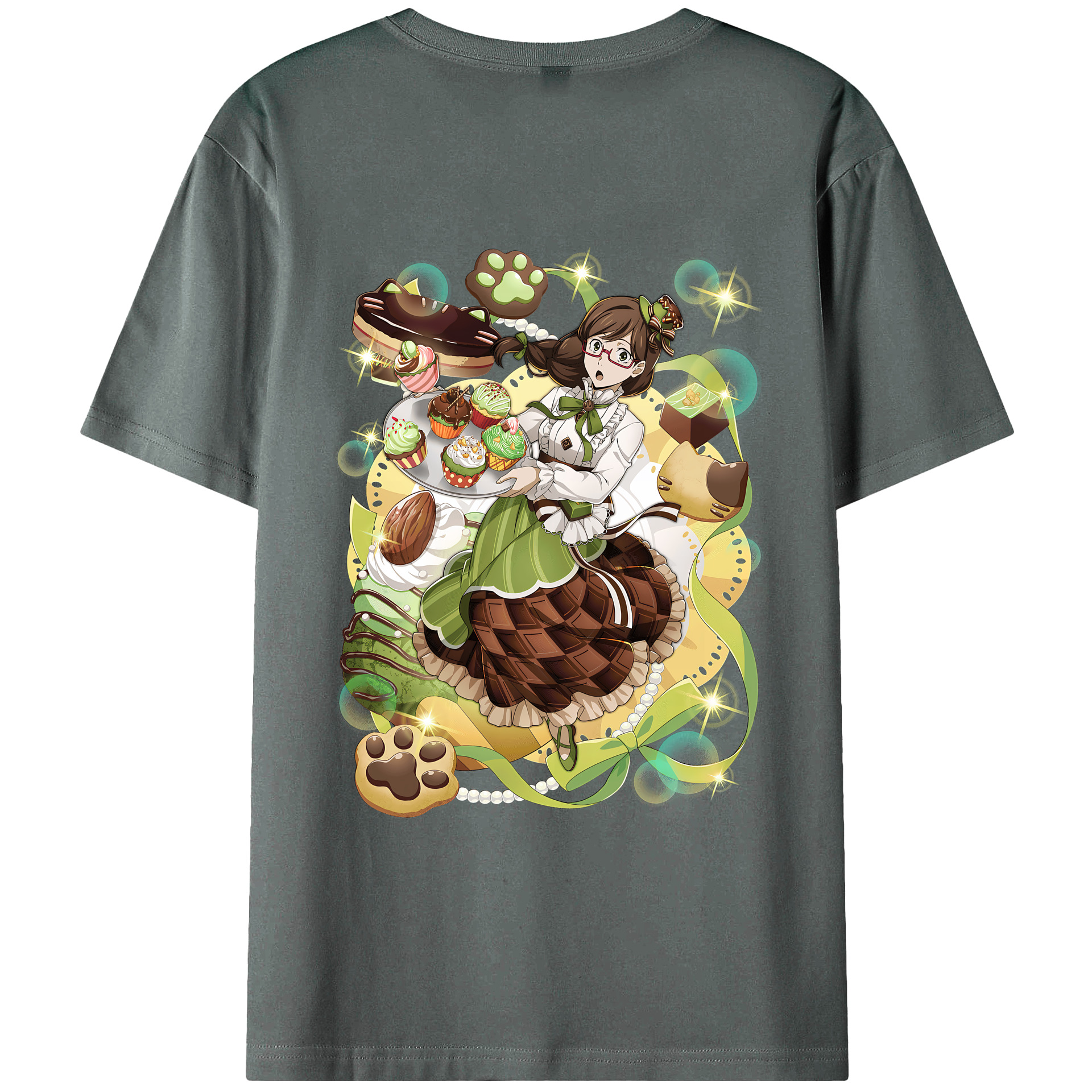 （画像用） 文豪ストレイドッグス Bungo Stray Dogs 綿100％ メンズ半袖Tシャツ（バックプリント） 通気性
